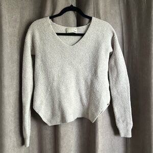 Aritzia: Grey 100% Merino Wool Sweater